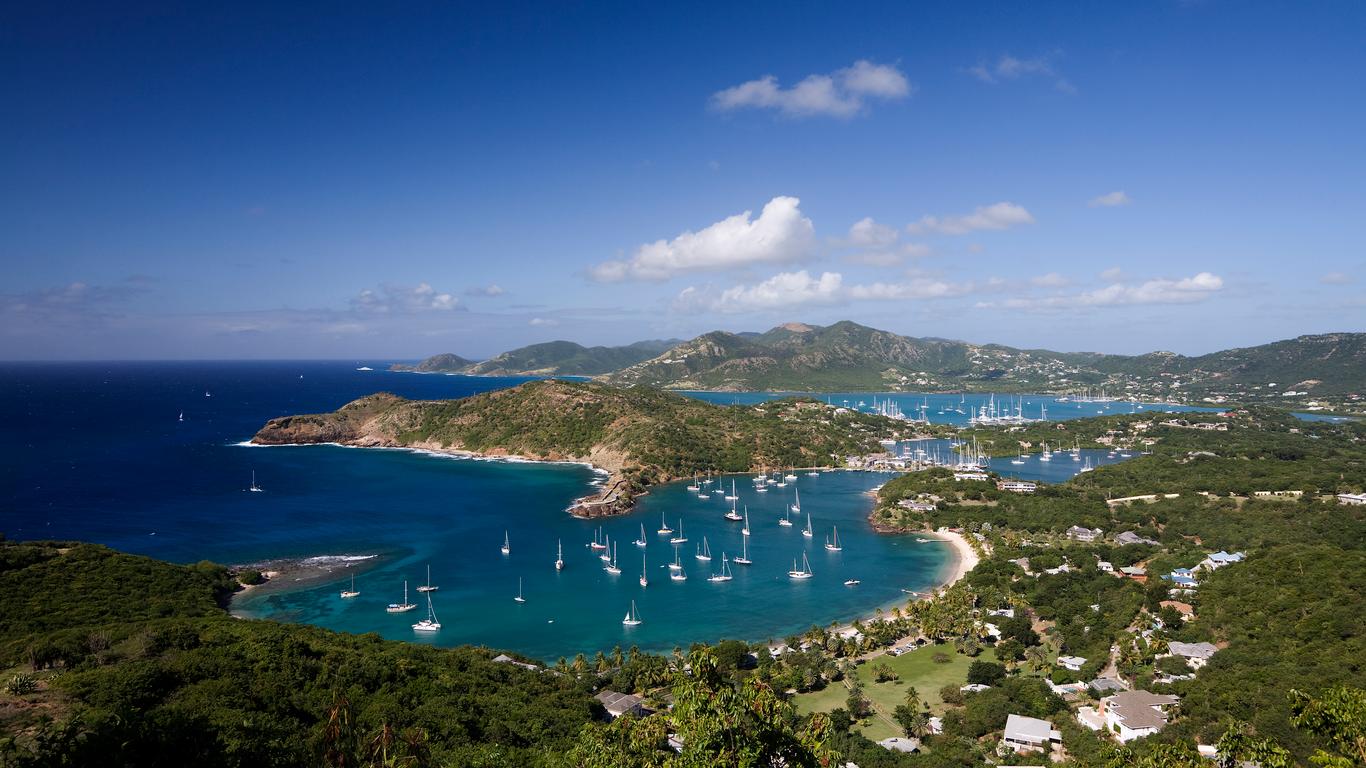 Flights to Antigua i Barbuda